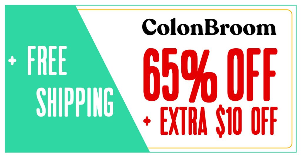 ColonBroom 65% Off + $10 Off Coupon