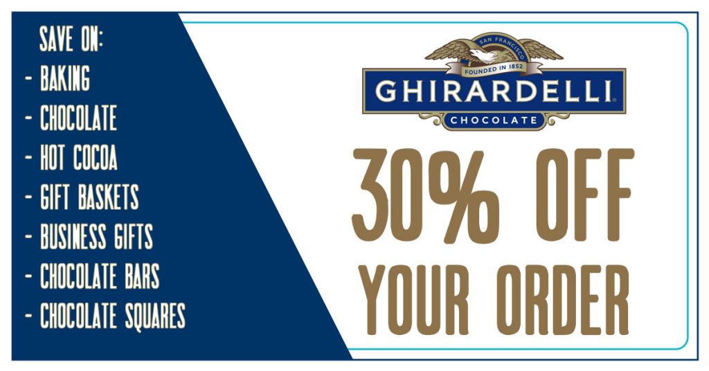 Ghirardelli 30% Off Coupon