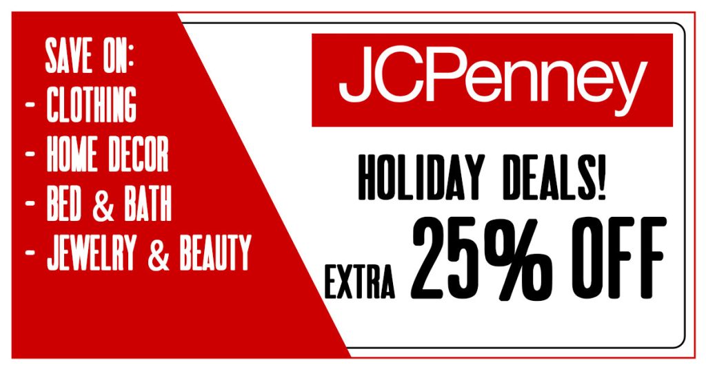 JCPenney 25% Off Coupon