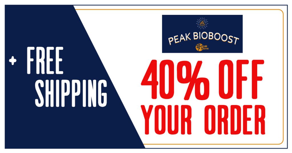 Peak BioBoost 40% Off Coupon