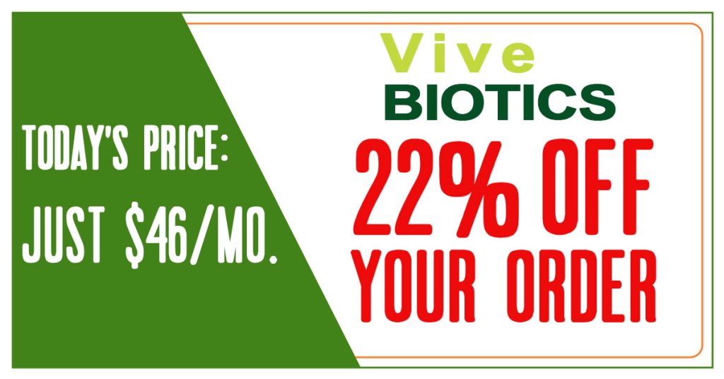 Vive Biotics 22% Off Coupon