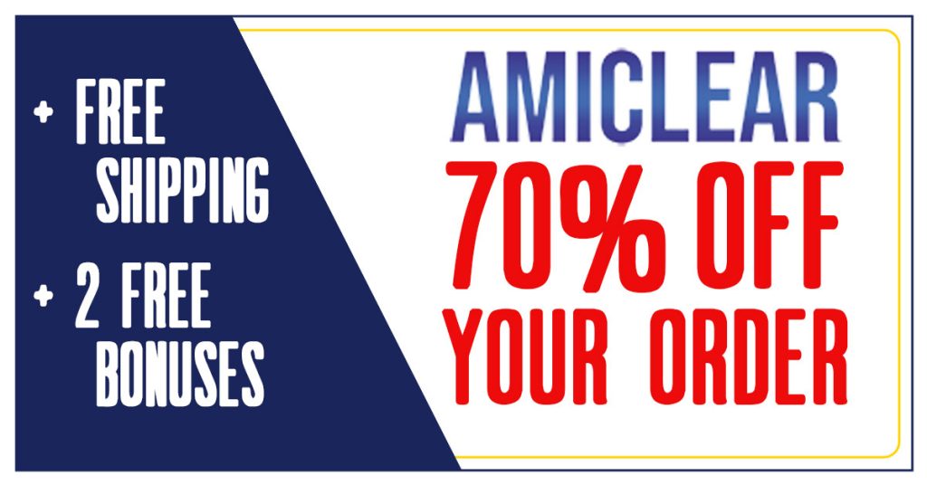 Amiclear 50% Off Coupon