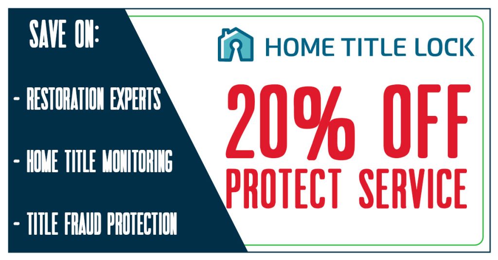 Home Title Lock 20% Off Coupon