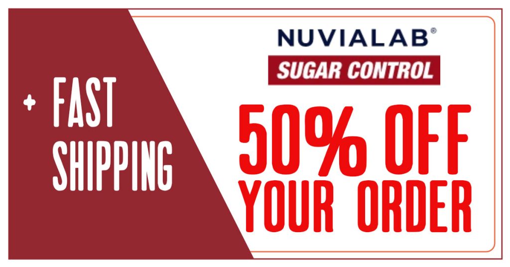 NuviaLab Sugar Control 50% Off Coupon
