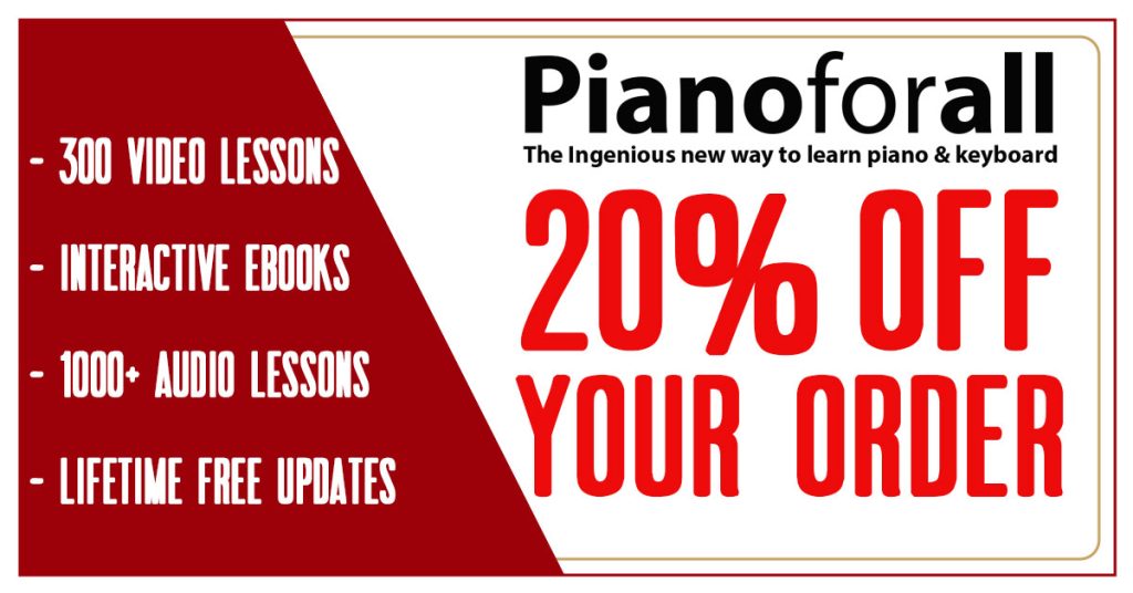 Piano For All 20% off Coupon