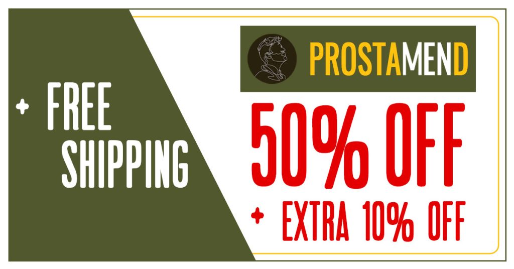 ProstaMend 50% Off + 10% Off Coupon