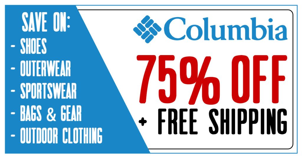 Columbia 75% Off Coupon