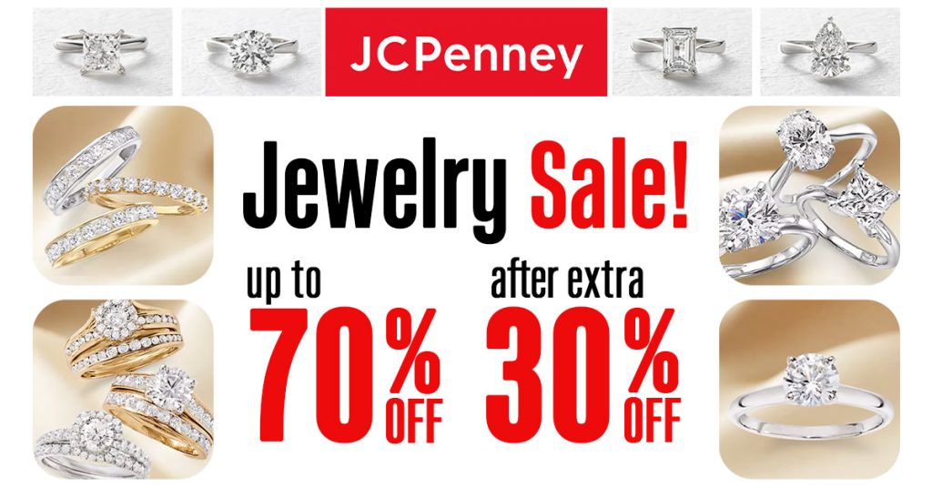 JCPenney Jewelry Sale - up to 60% Off with an Extra 30% Off