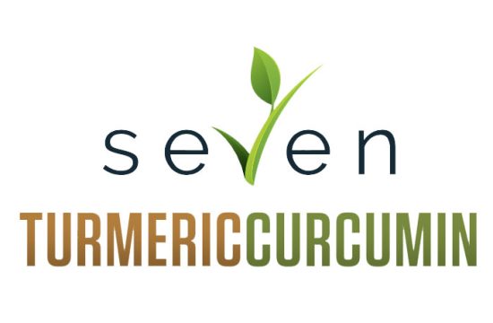 Seven Turmeric Curcumin Logotype