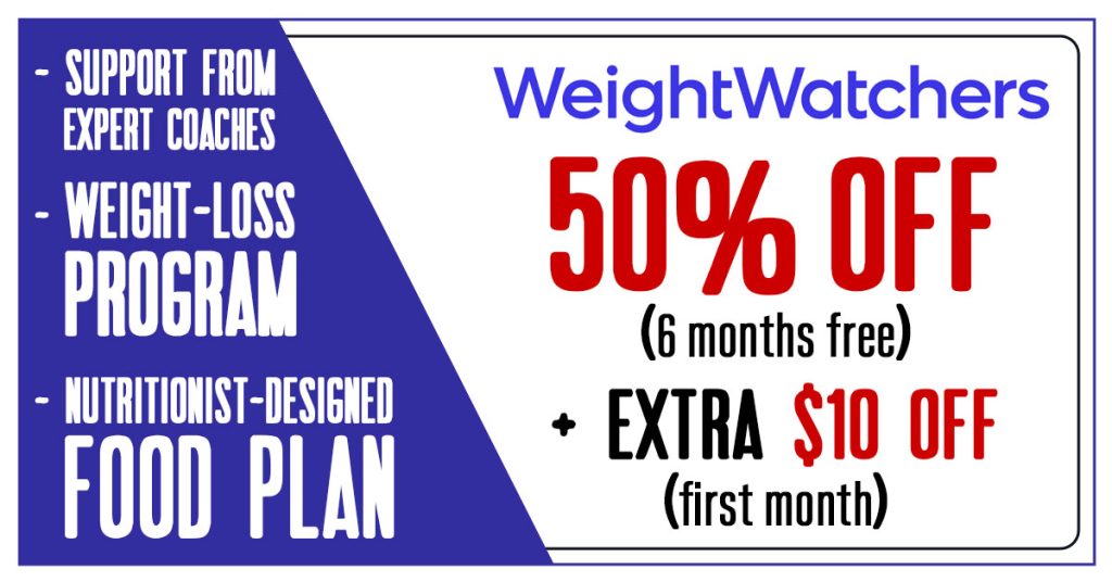 WeightWatchers 50% Off + $10 Off Coupon