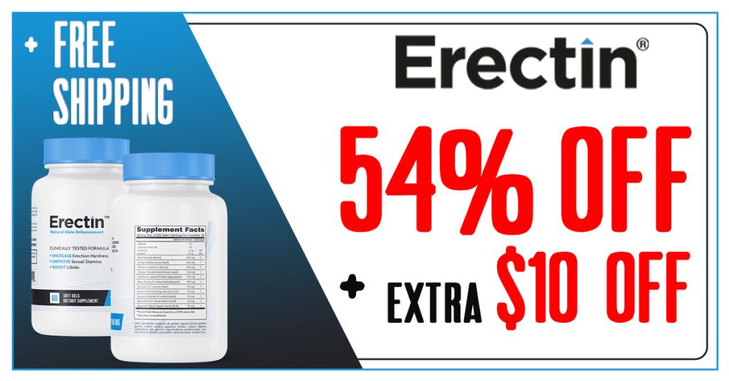 Erectin 54% Off + $10 Off Coupon