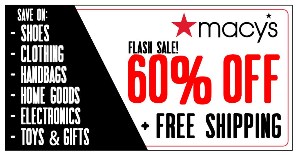 Macy's 60% Off Coupon