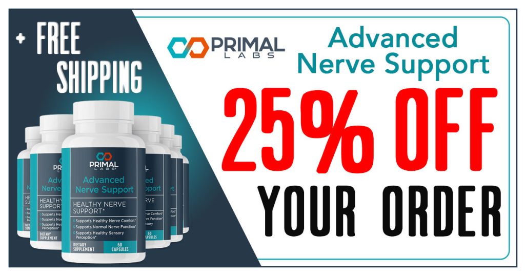 Primal Labs Advanced Nerve Support 25% Off Coupon