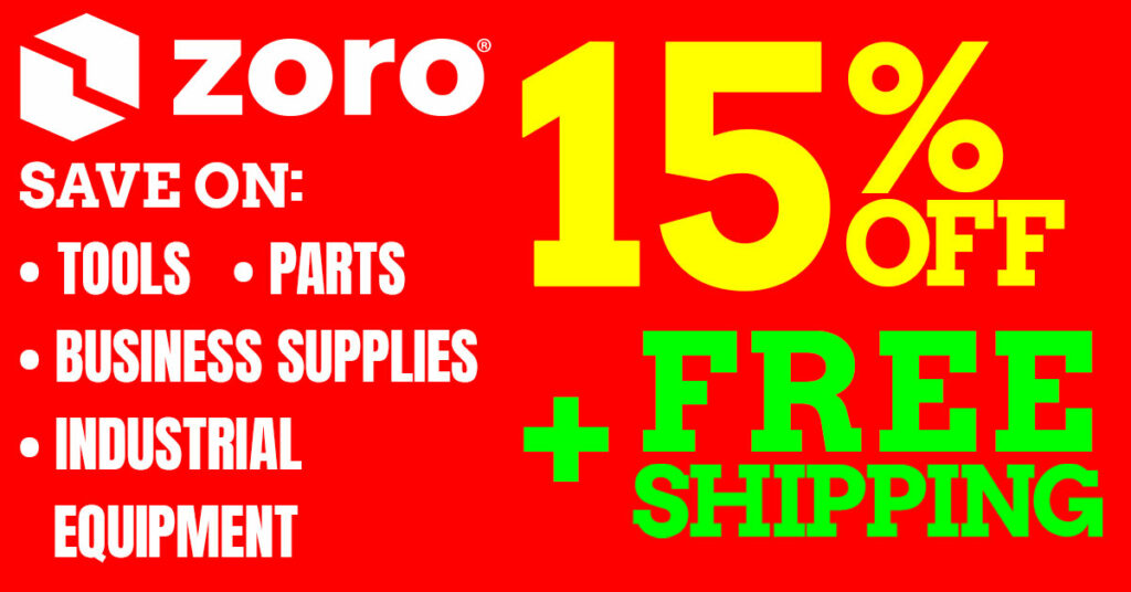 Zoro 15% Off Coupon + Free Shipping