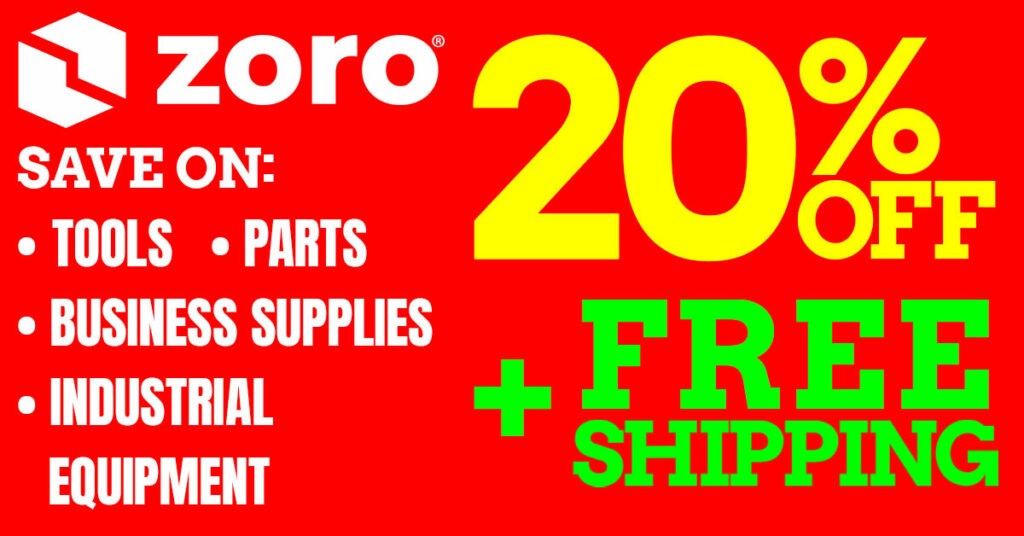 Zoro 20% Off Coupon + Free Shipping