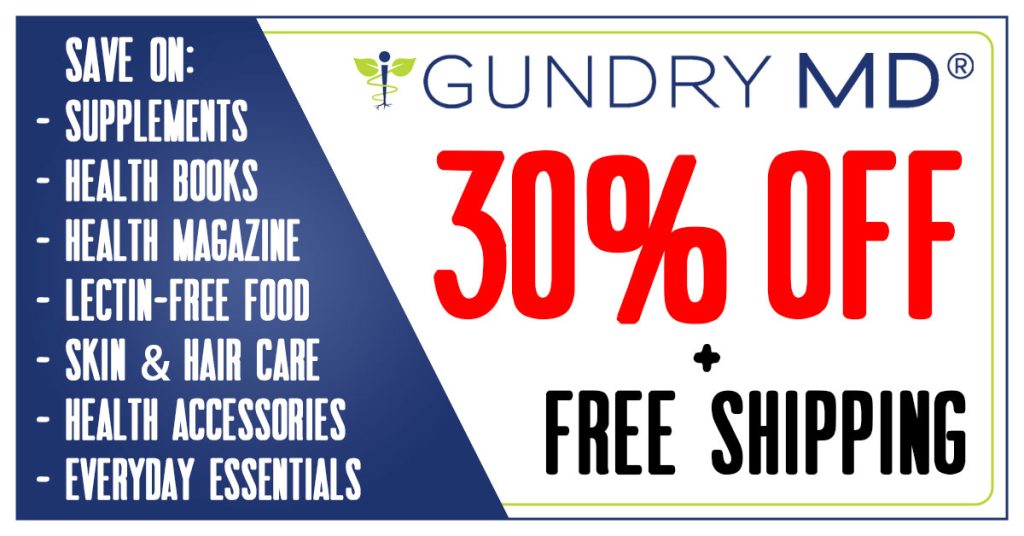 Gundry MD 30% Off Coupon Code