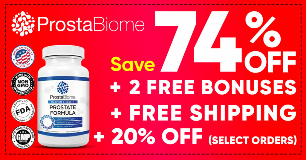 ProstaBiome 74% Off Coupon