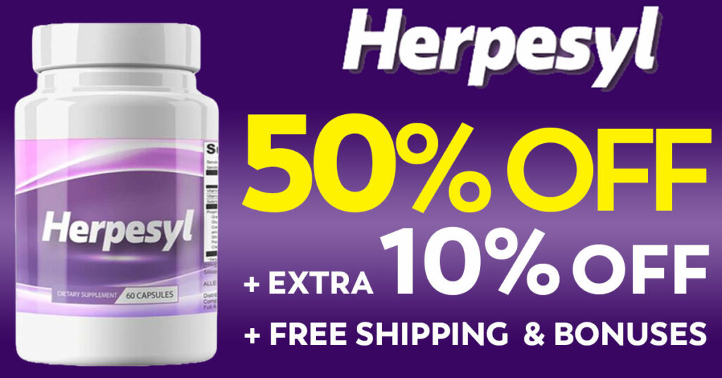 Herpesyl 50% Off + 10% Off Coupon