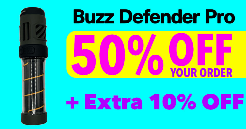 Buzz Defender Pro 50% Off + 10% Off Coupon