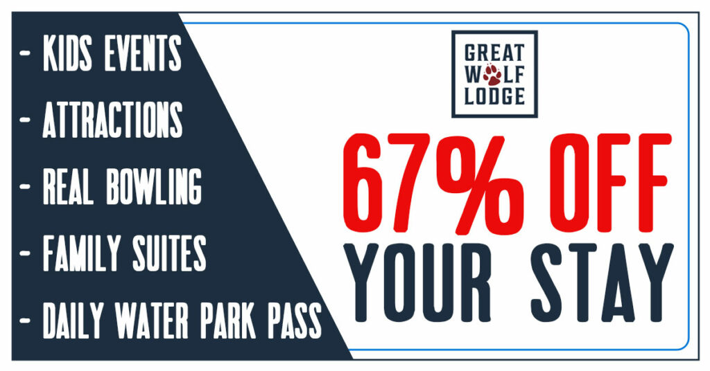 Great Wolf 67% Off Coupon