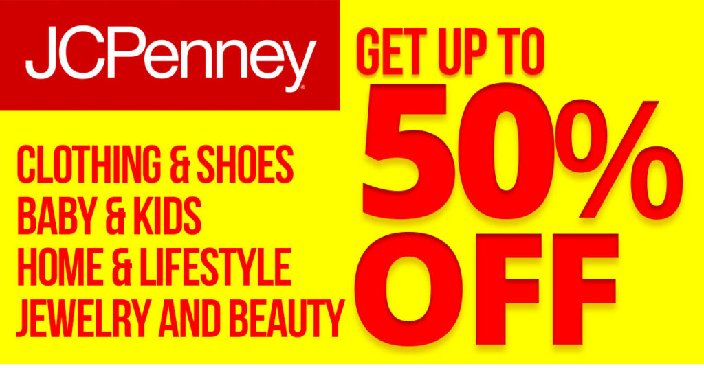 JCPenney 50% Off Coupon