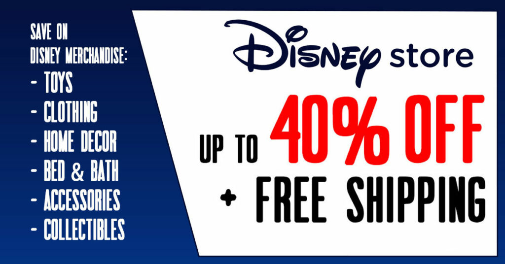 Disney Store 40% Off Coupon
