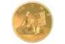 Trump 2024 Fighting For America Gold Coin Logo