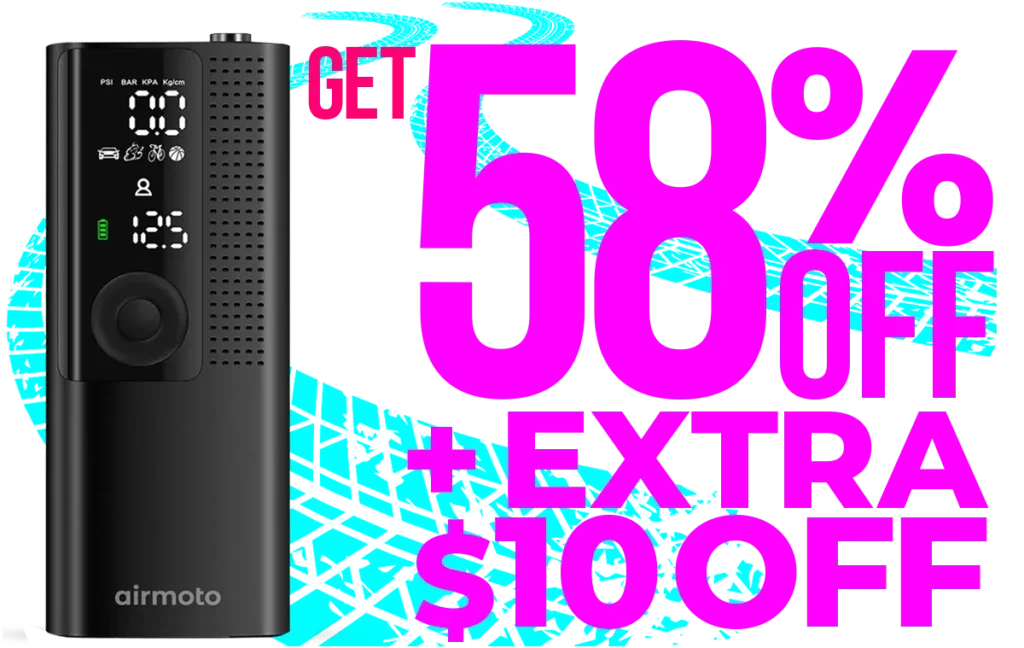 Airmoto 58% Off + Extra $10 Off with Coupon Code