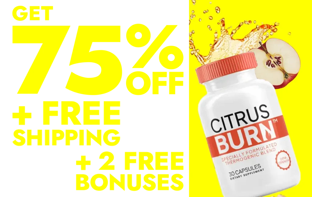Citrus Burn 75% Off discount offer