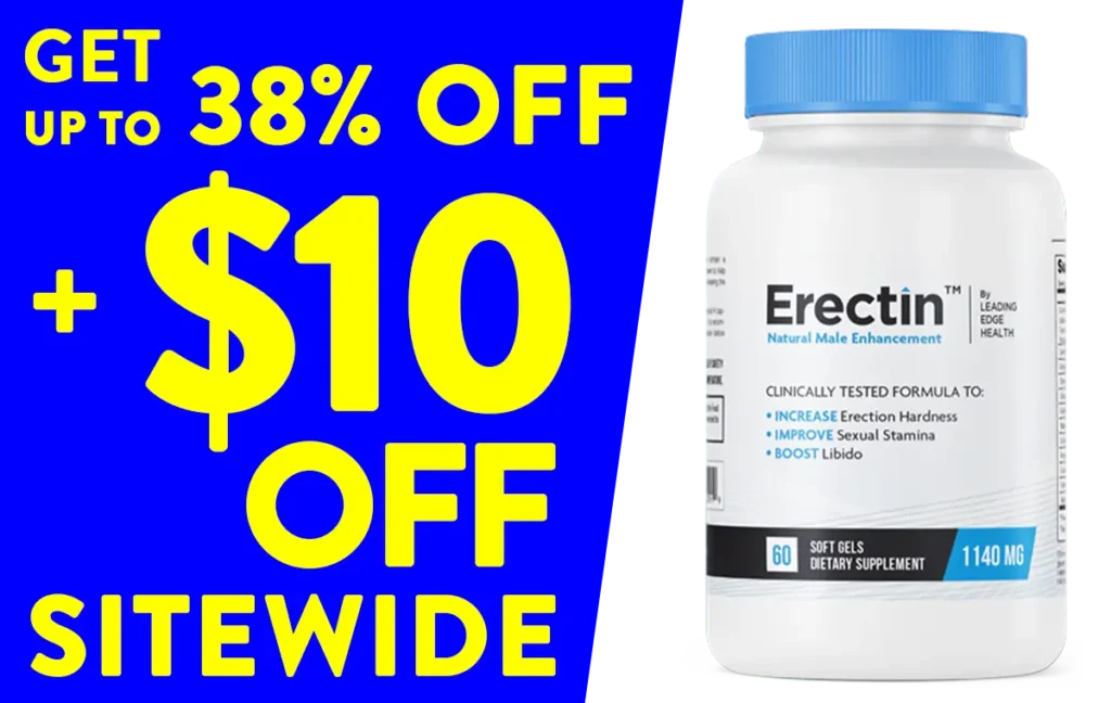 Erectin 38% Off discount offer