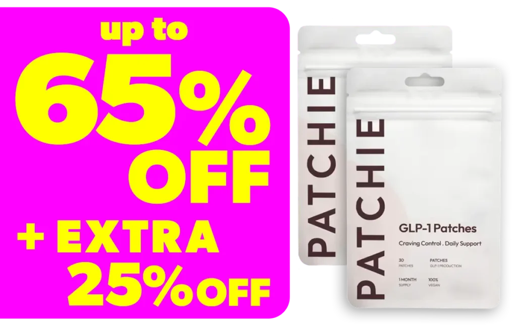 Patchie 65% Off discount offer