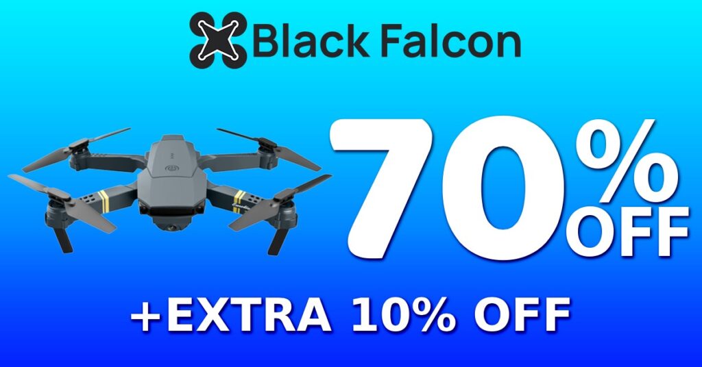 Black Falcon 4K Drone 70% Off