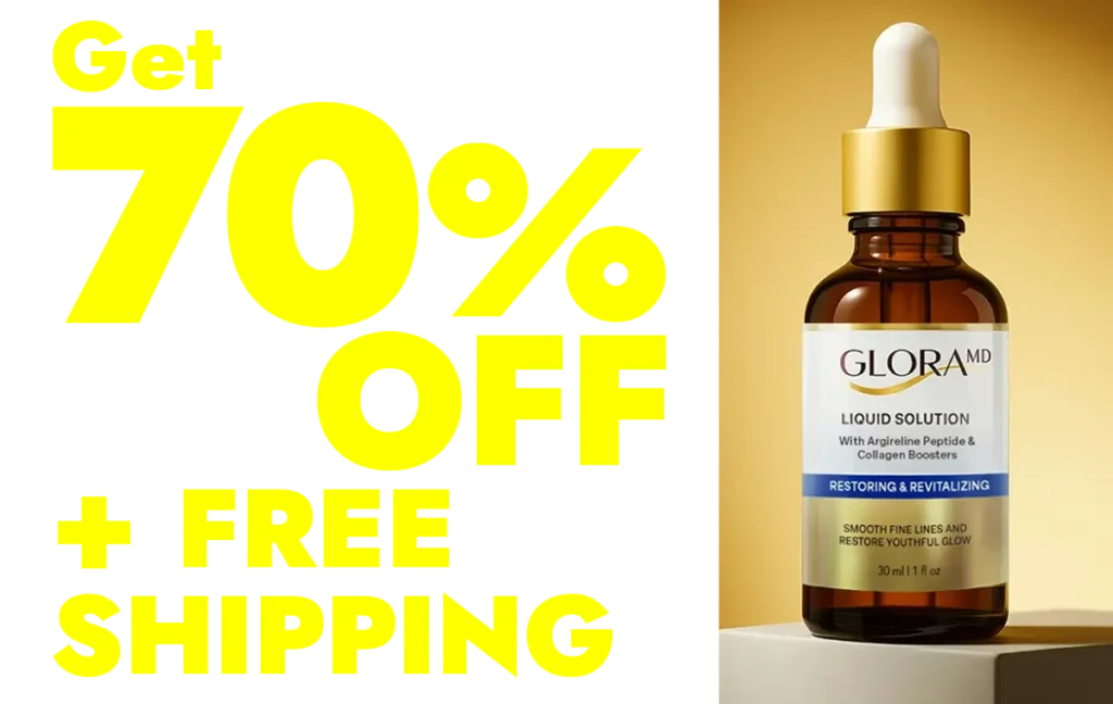 GloraMD 70% off discount offer