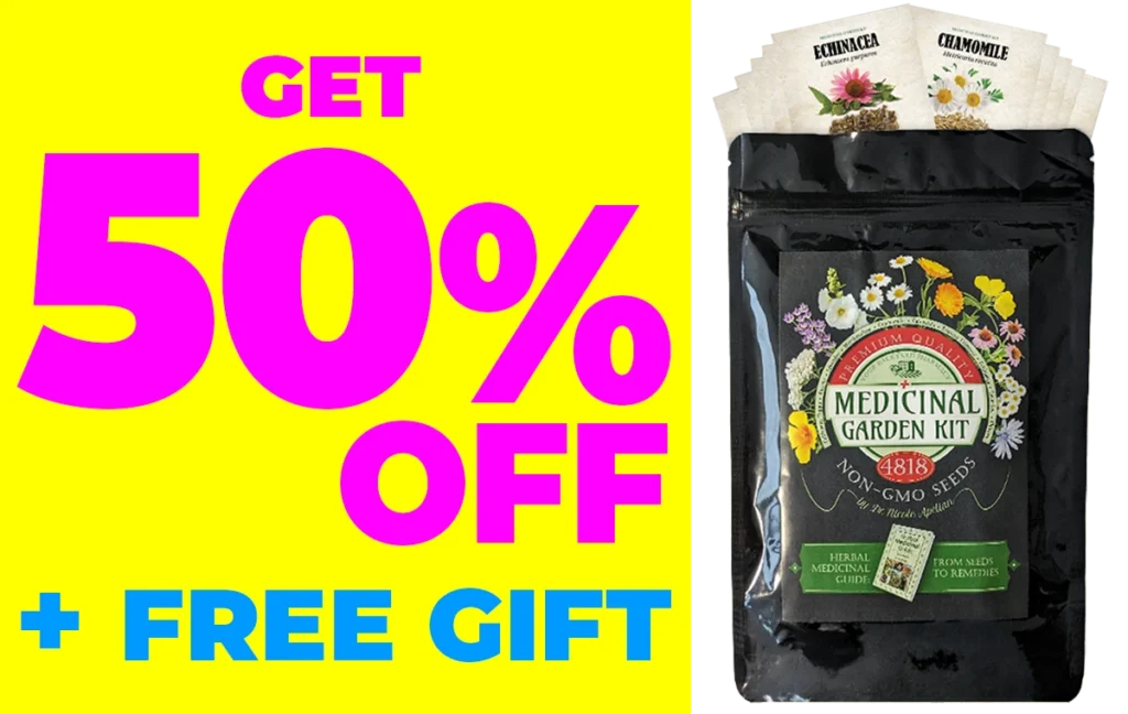 Medicinal Garden Kit 50% off discount offer