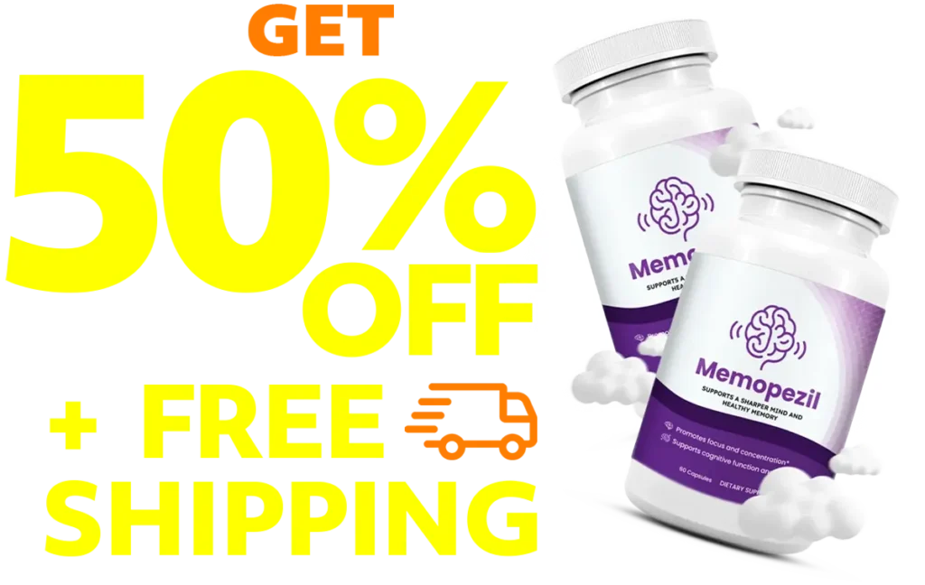 Memopezil 50% Off discount offer