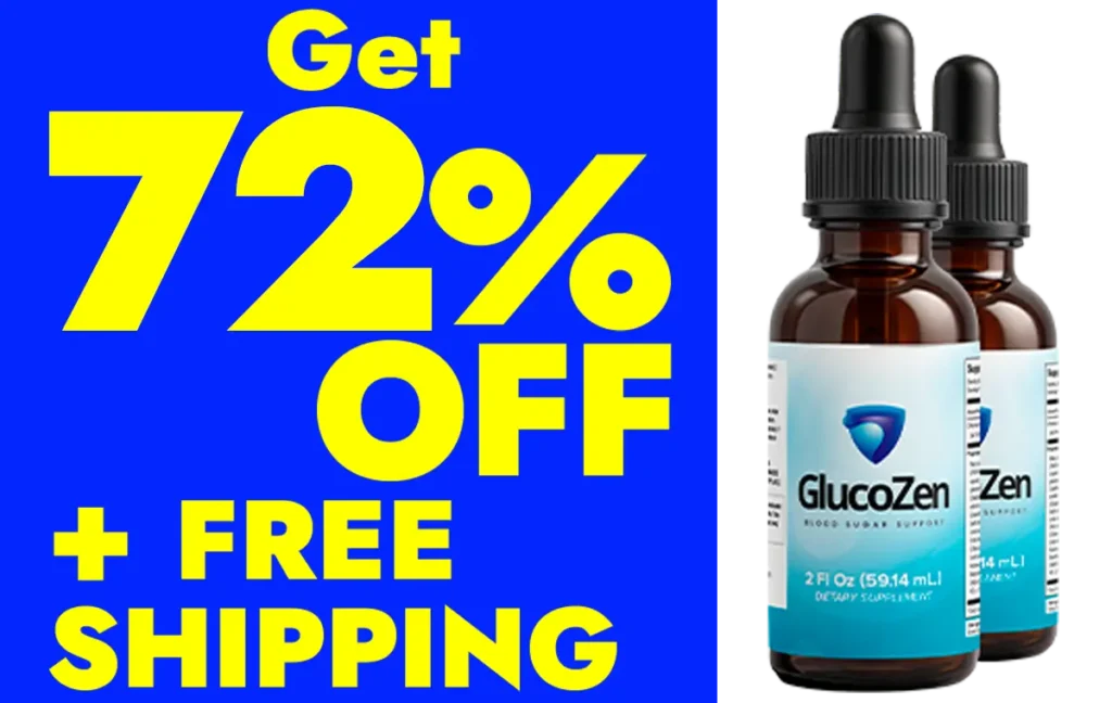 GlucoZen 72% Off discount offer