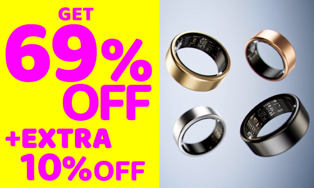 Herz P1 Smart Ring 69% off discount offer plus 10% off coupon