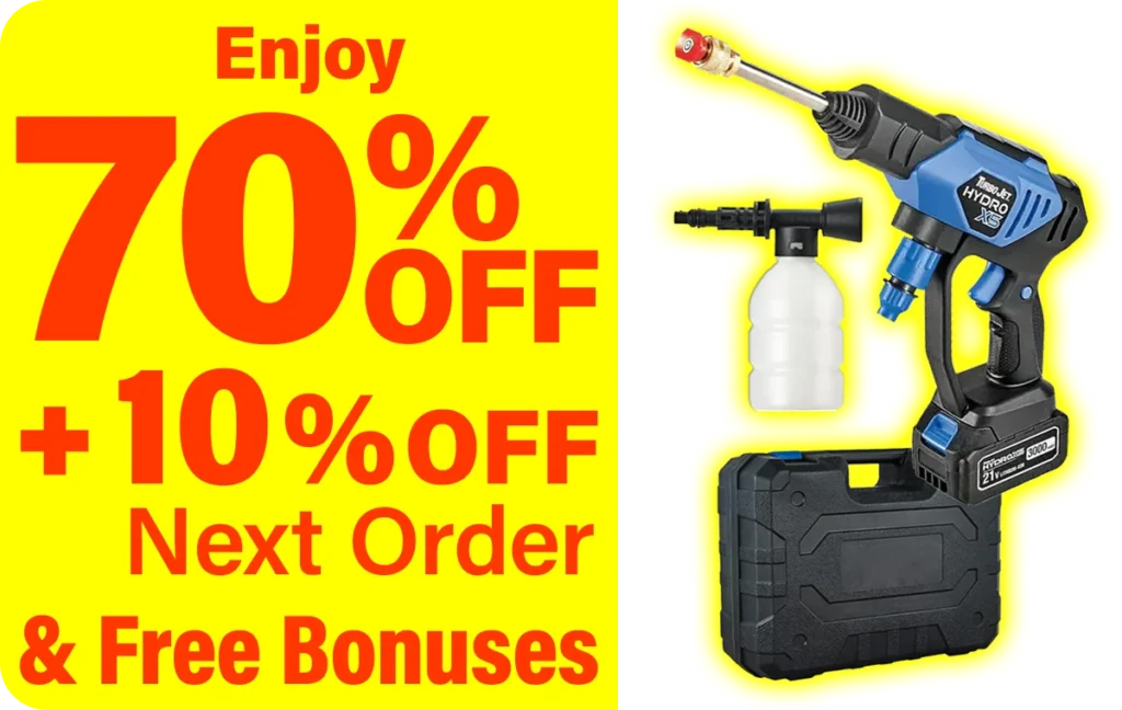 HydroX5 TurboJet 70% off discount offer