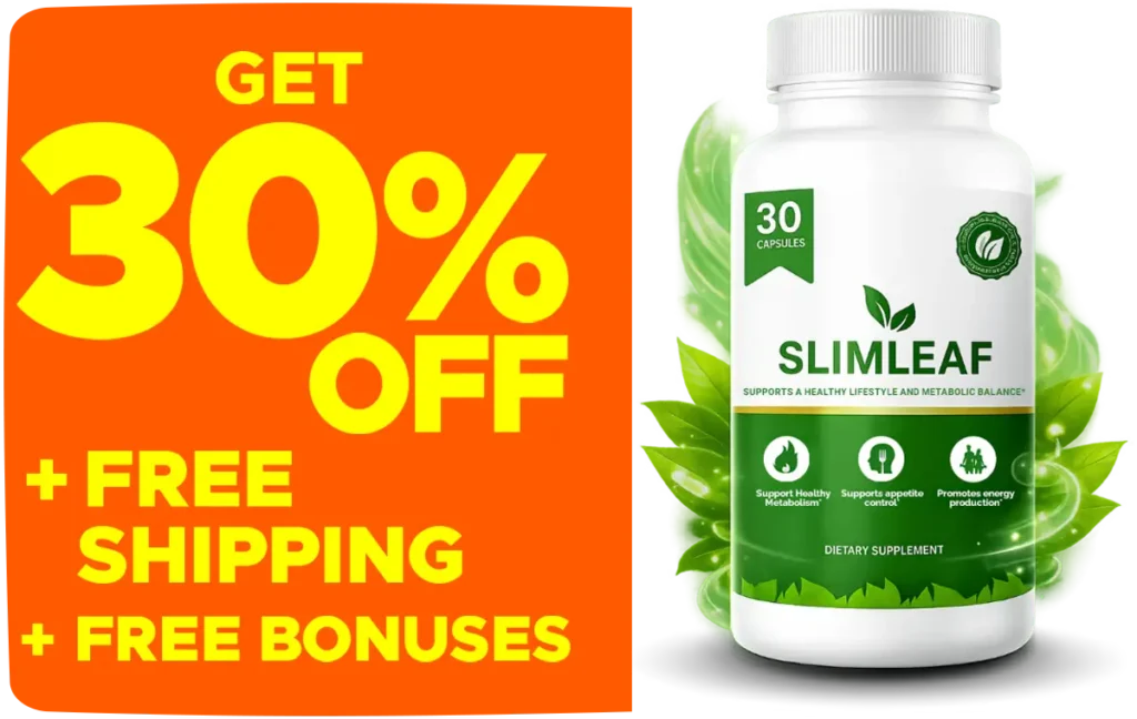 SlimLeaf 30% Off discount offer.