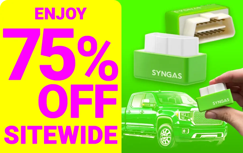 SynGas 75% Off discount offer