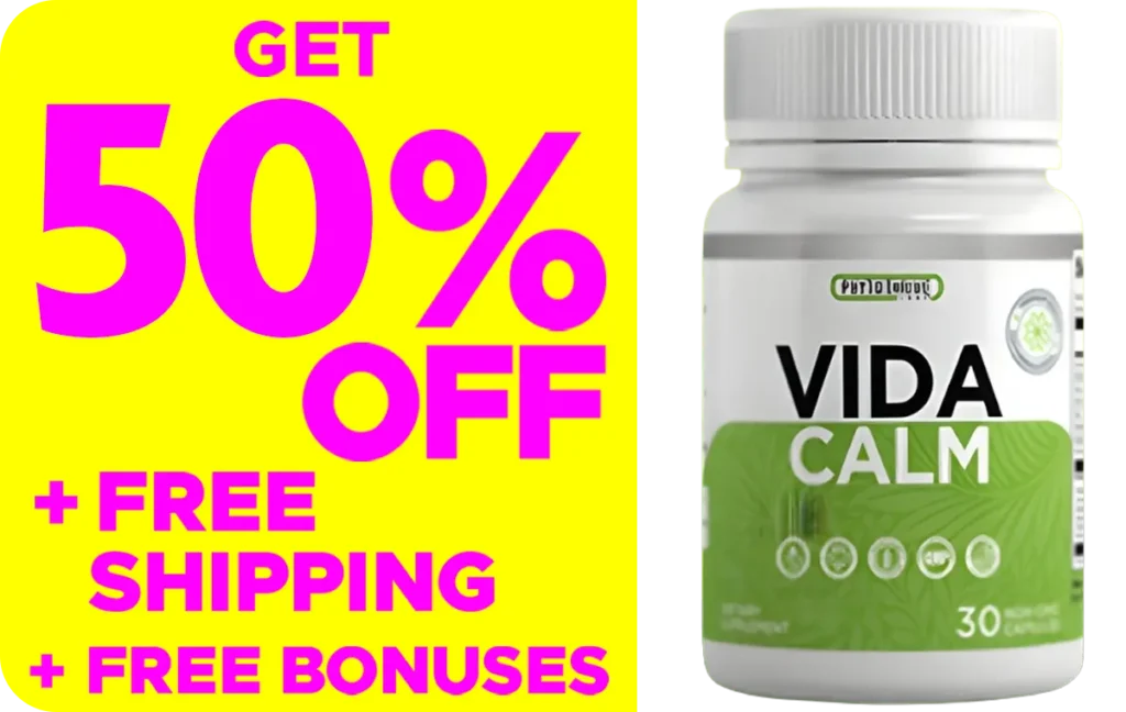 VidaCalm 50% Off discount offer