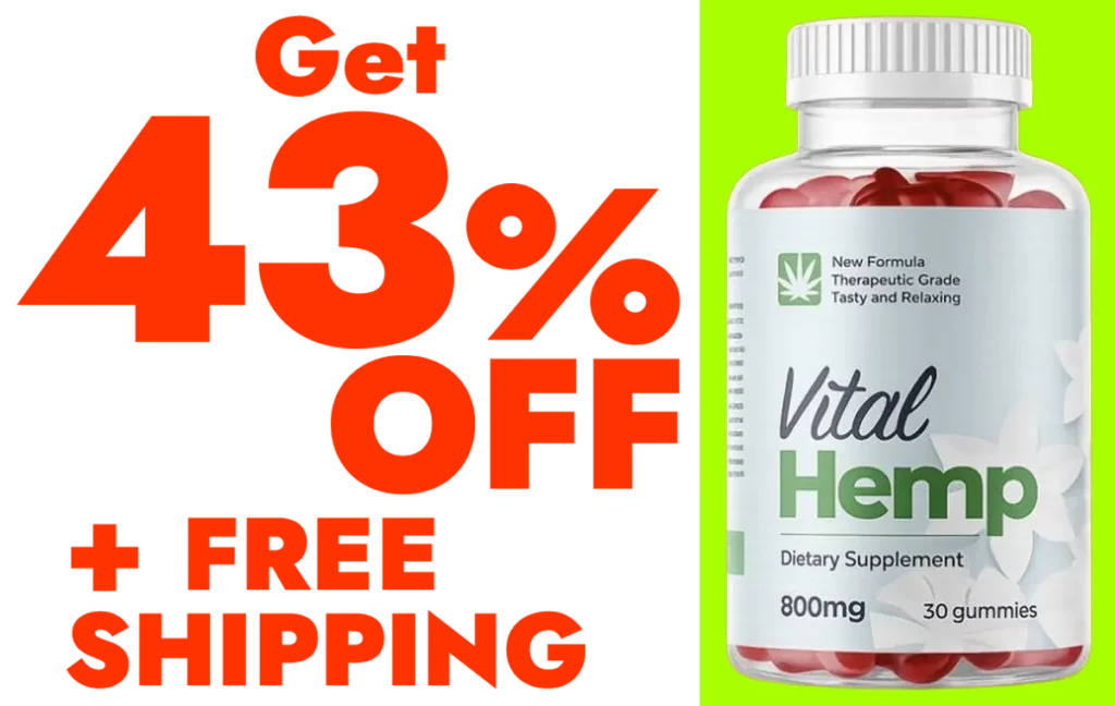 Vital Hemp 43% off discount offer