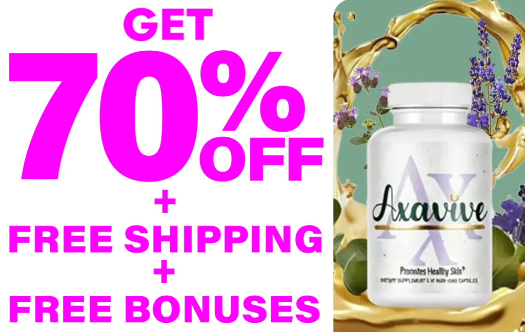 Axavive 70% off discount offer