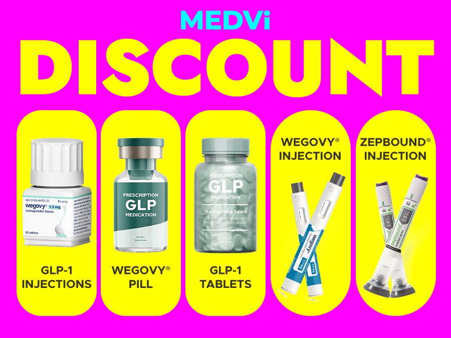 MEDVi GLP-1 discount Wegovy Zepbound injections tablets