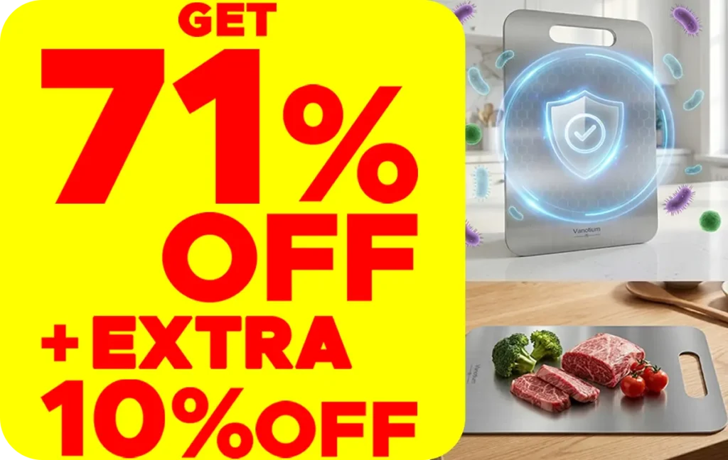 Vanotium Cutting Board 71% off discount offer