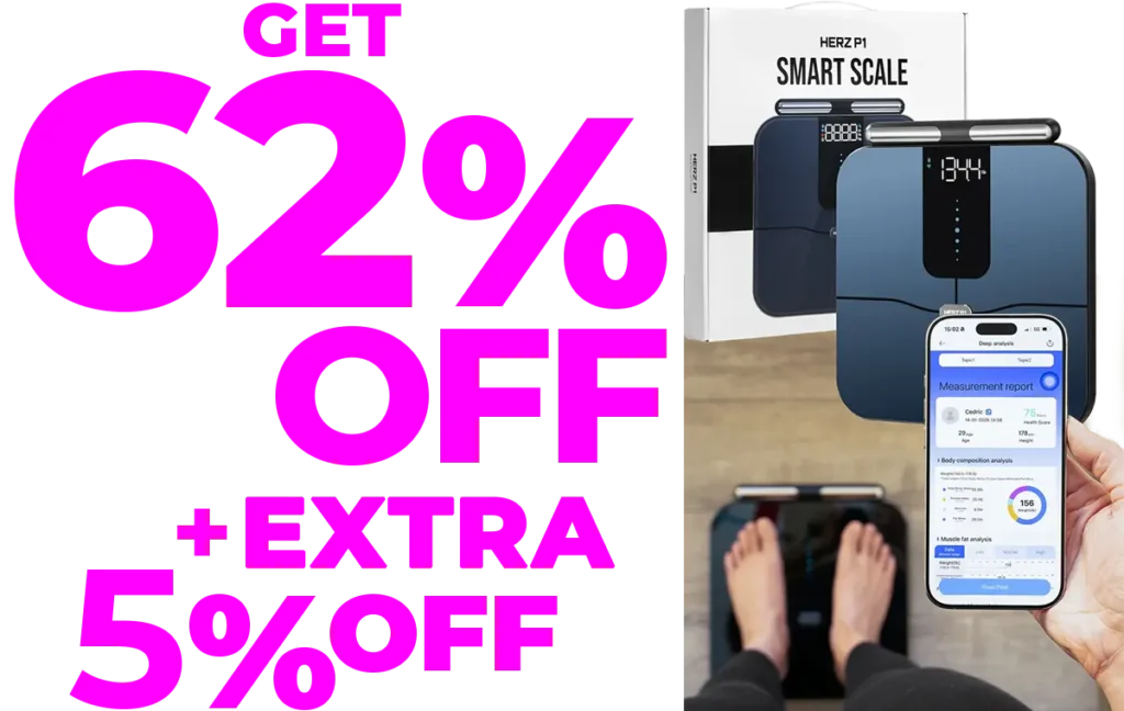 Herz p1 Smart Scale 62% off discount offer