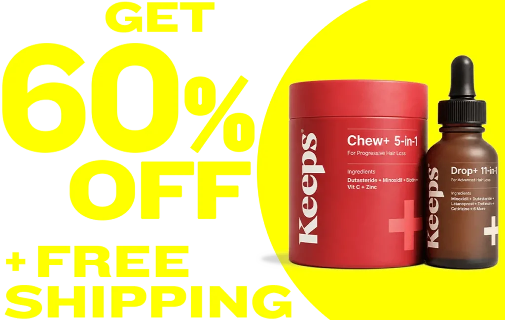 Keeps 60% off discount offer