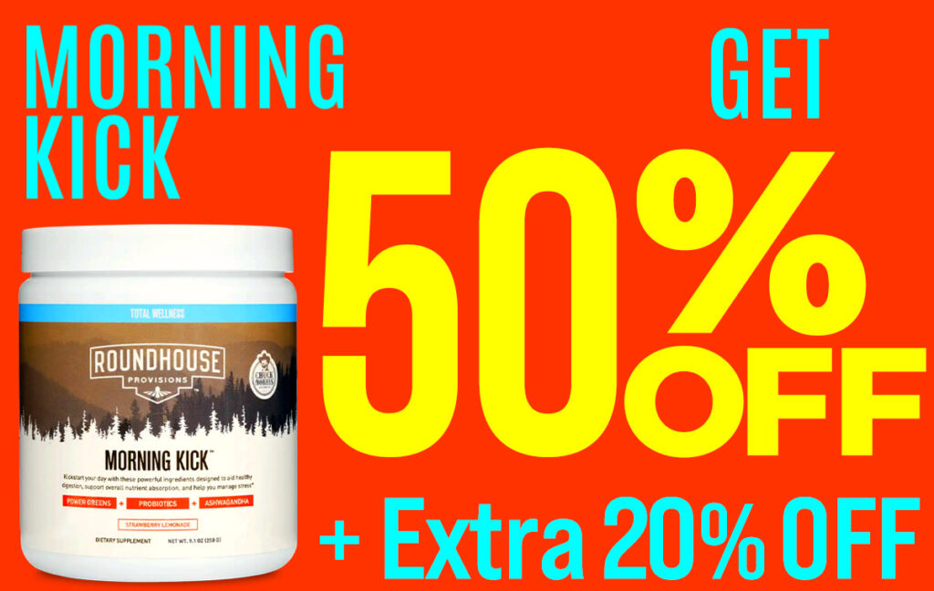 Roundhouse Provisions Morning Kick 50% Off discount + Extra 20% Off with Coupon