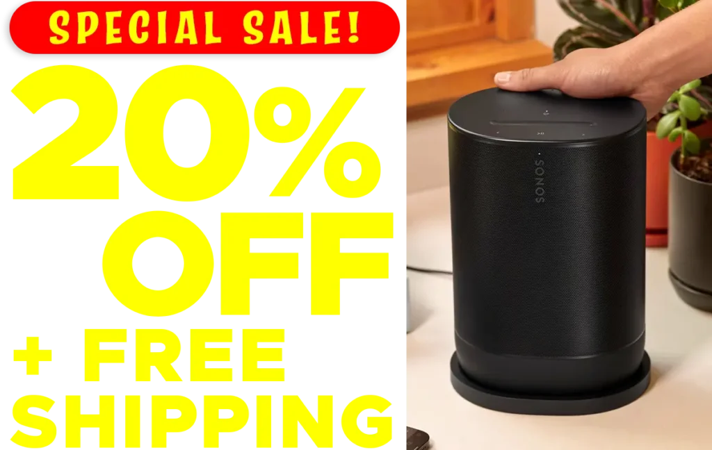 Sonos 20% off discount offer