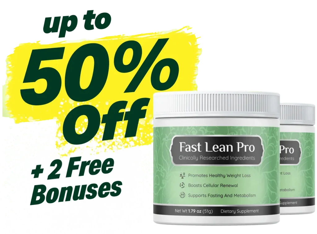 Fast Lean Pro 50% off discount offer